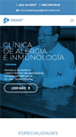 Mobile Screenshot of clinicadealergiaec.com